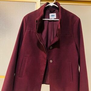 Old Navy Deep Burgundy Jacket